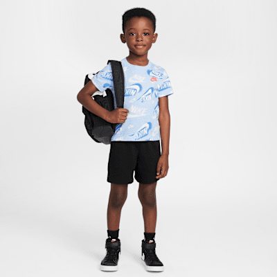 Nike Sportswear Toddler On the Move Printed Tee and French Terry